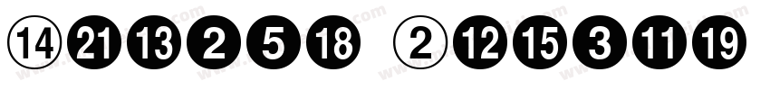 Number Blocks字体转换